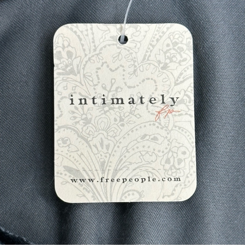NWT | Free People Intimately | Velour Puff Sleeve Bodysuit | Gray | Various Size - Picture 7 of 12